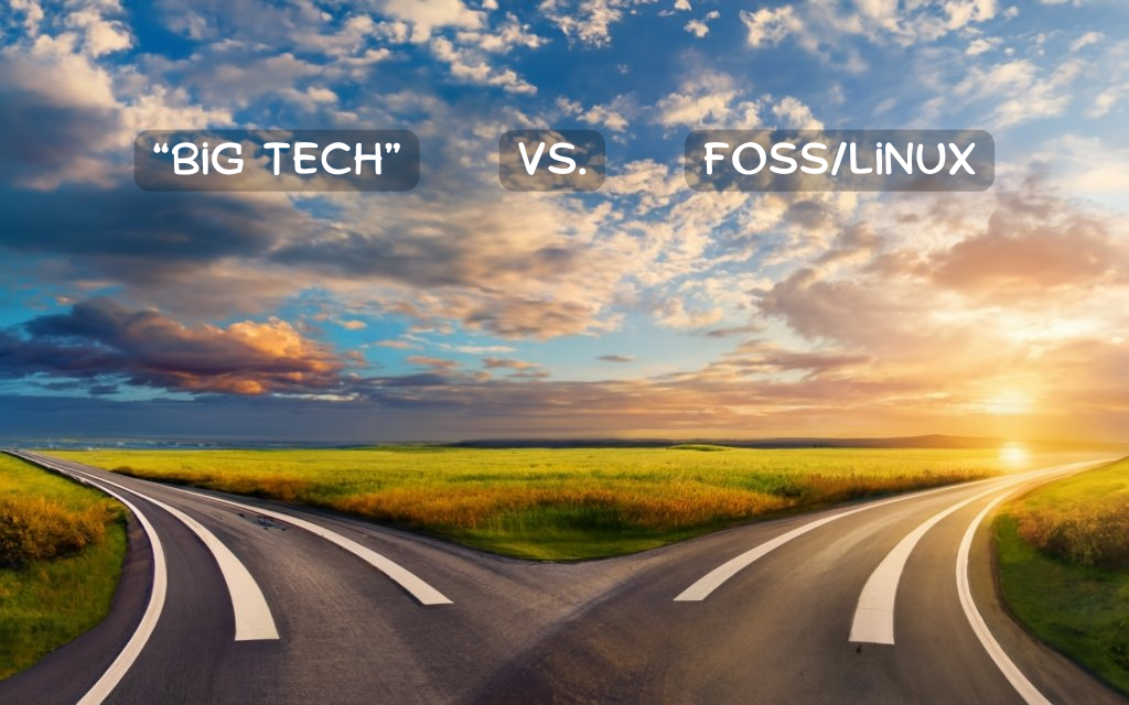 big tech vs foss linux